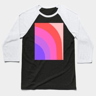 Boho girly rainbow pattern Baseball T-Shirt